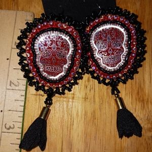 Beaded handmade earrings